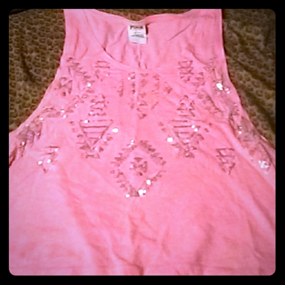 Victorias secret pink tank top